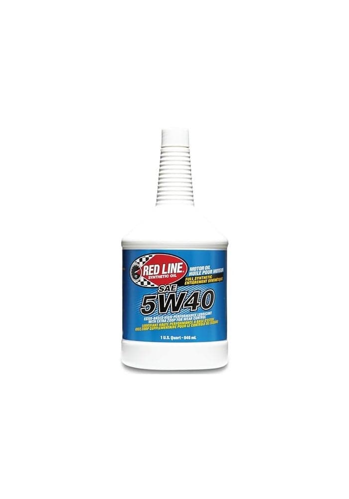 Red Line 15404 SAE 5W40 Fully Synthetic Motor Oil 1 Quart