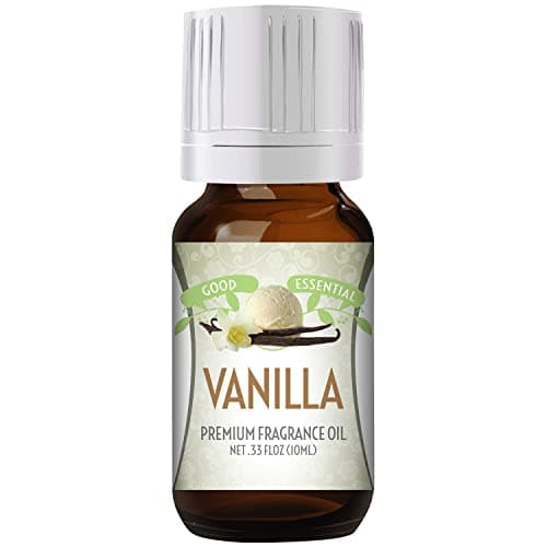 Good Essential Professional Vanilla Fragrance Oil 10 ml (0.33 fl oz) for Candles, Soaps, Perfume, Home Fragrance, Vanilla Diffuser Oil, and Body Lotion