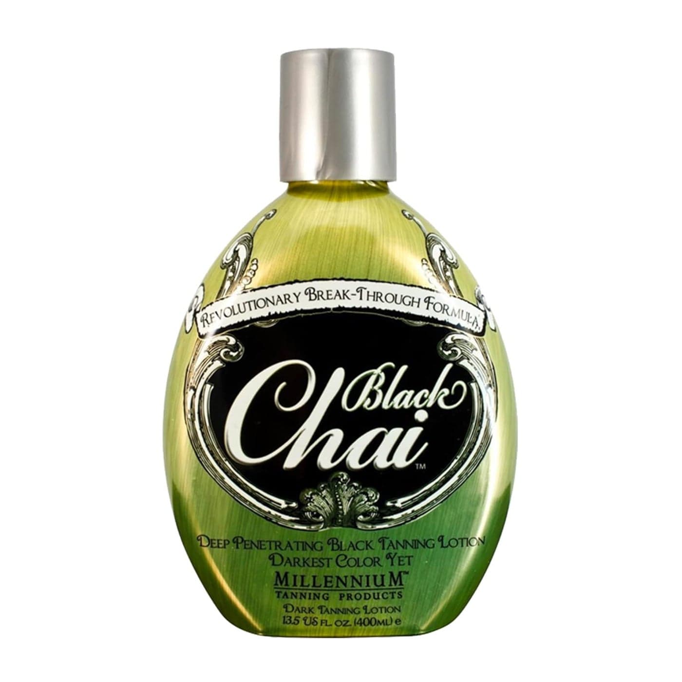 Millennium Tanning Black Chai Tanning Lotion with Bronzers Essential Oils Extracts 135 Ounces