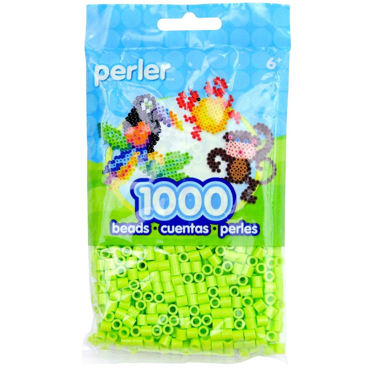 Perler Beads Fuse Beads for Crafts 1000pcs Pear Green
