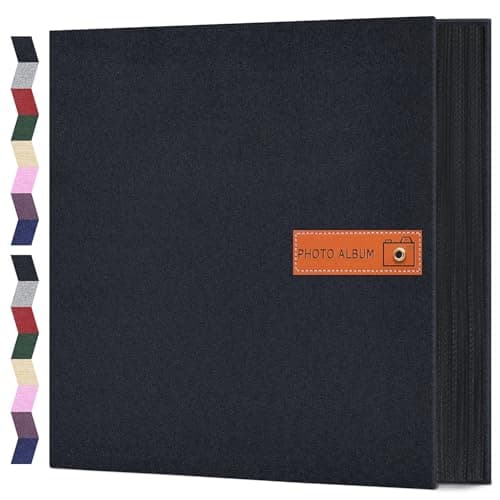 popotop Photo Album 4x6 600 Pockets Photo with Label, Linen Hardcover Photo Albums for Wedding Gifts Baby Memory Travel Anniversary Brithday School, Picture Book with Horizontal & Vertical Photos