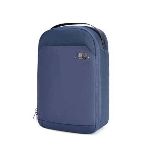 Urban Jungle by Safari, Downtown Workpack, Ideal for Office & Daily use|Premium Fabric & Water Resistant | 180° Flat-open |Padded Straps with Trolley Sleeve | Fits Laptop upto a 16 inch (Blue)