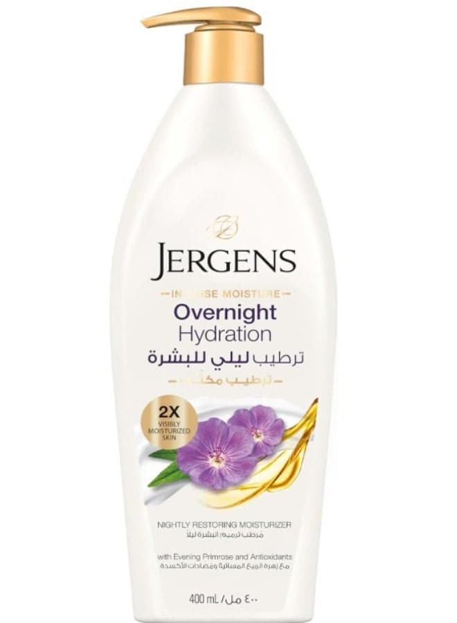 Jergens Over Night Repair Restoring Body Moisturizer 400 ml, Pack of 1