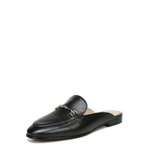 Sam Edelman Women's Linnie Shoe, Black Leather, 5 M US