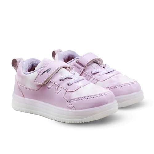 ASIAN Kids JUPITER-02 Stylish Casual Sneakers with Velcro Closure for Boys, Trendy and Comfortable Shoes Perfect, Walking, and Outdoor Play, Lightweight and Durable Design Purple (Purple) -UK 9s