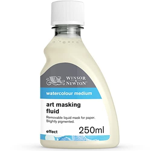 Winsor & Newton Watercolor Medium, Art Masking Fluid, 250ml (8.4-oz) bottle