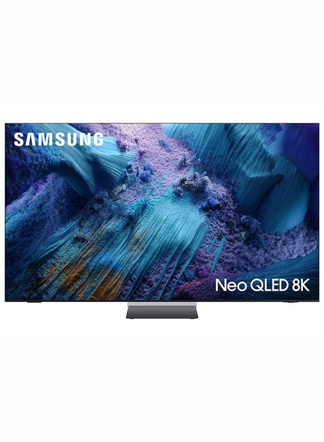 Samsung 65 Inch Neo QLED TV, QN990F, 8K, Mini LED, NQ8 AI Gen3 Processor, 8K AI Upscaling Pro, Wireless One Connect, Glare Free, Samsung Vision AI Smart TV, QA65QN990FUXZN (2025 - UAE Version) QN990F black