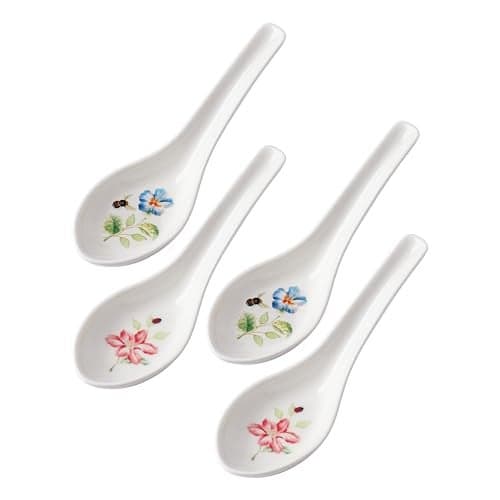 Lenox Butterfly Meadow Soup Spoon Set 065 LB Multi