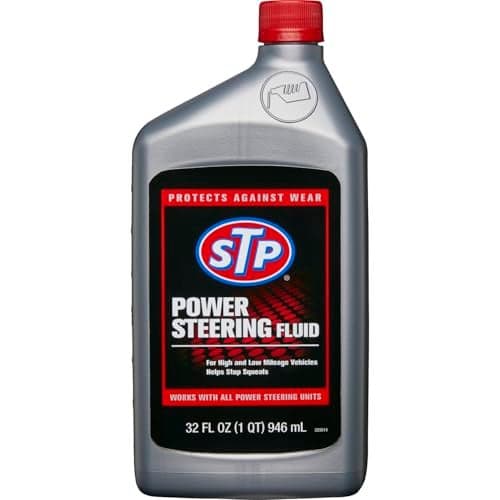 STP Power Steering Fluid Steering Wheel Cleaner Protects Against Wear and Pump Breakdown in Cars and Trucks 32 Oz STP