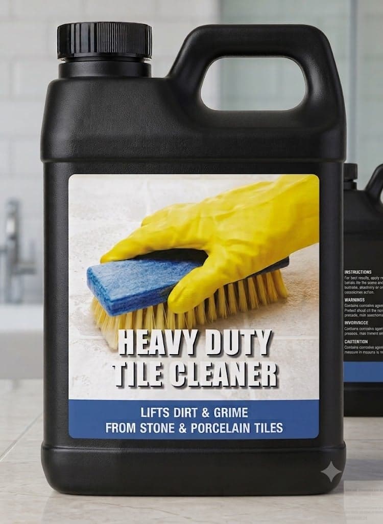 Heavy Duty Tile & Grout Cleaner – Professional Strength Dirt & Grime Remover for Stone, Porcelain, Ceramic & Marble Surfaces