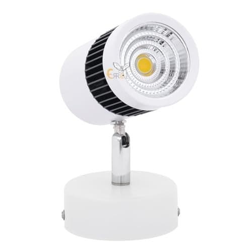 Errol White spot Lights 9 watt Aluminium Focus Light, Adjustable Head Focus Light for Wall | spot Lights for Home Ceiling | spot Light (Warm White(Yellow))