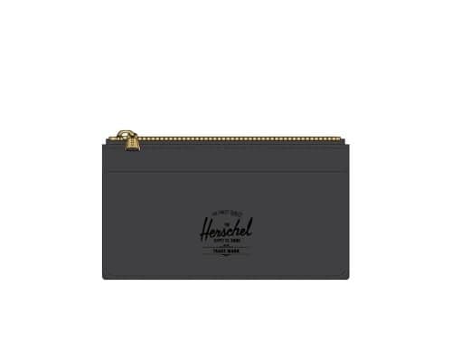 Herschel Supply Co. Oscar Large Cardholder Vegan Leather, Black, Large