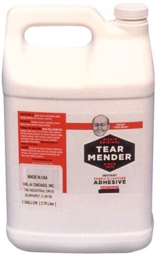Tear Mender Instant Fabric and Leather Adhesive, 1 Gallon, TG-128