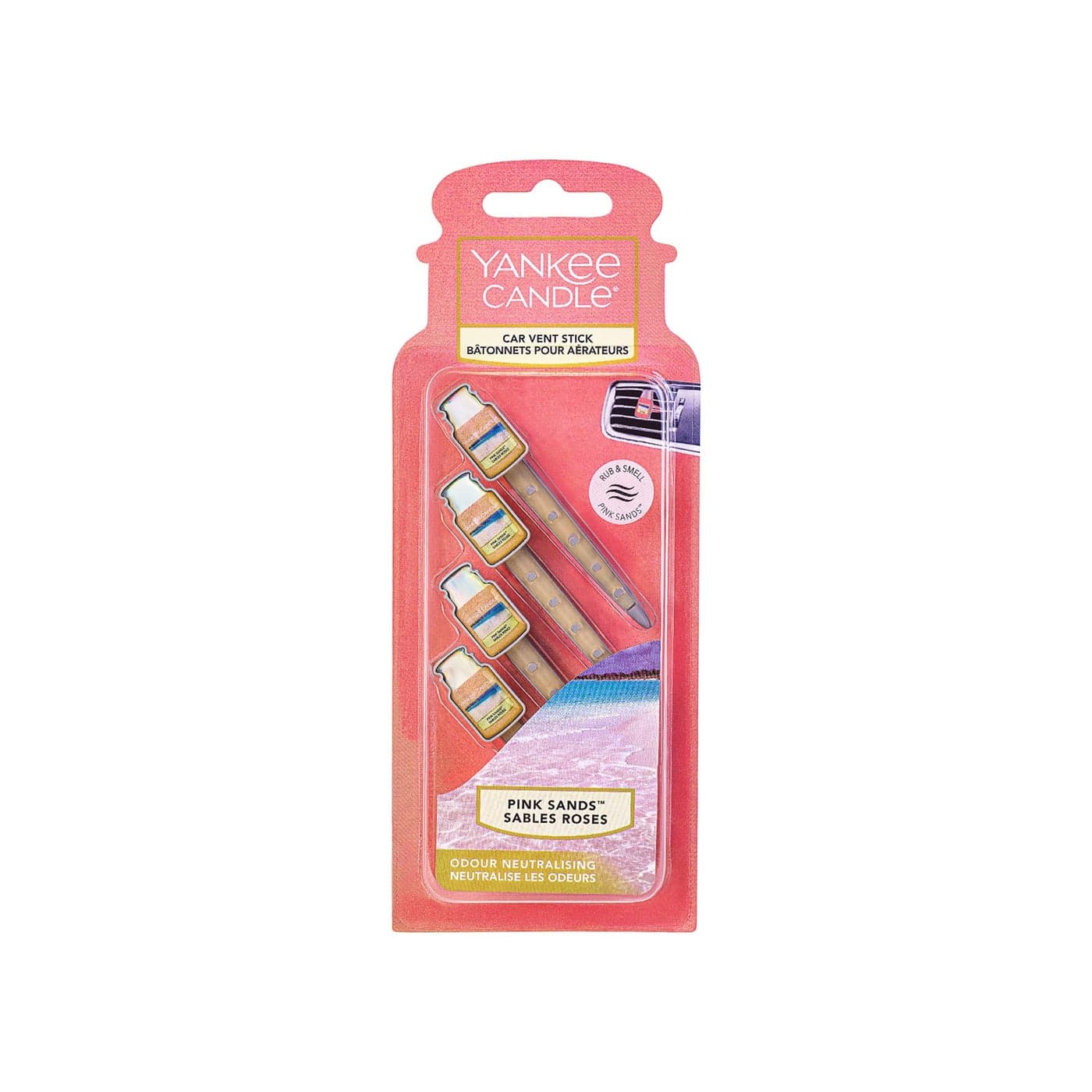 Yankee Candle Car Vent Stick Pink Sands