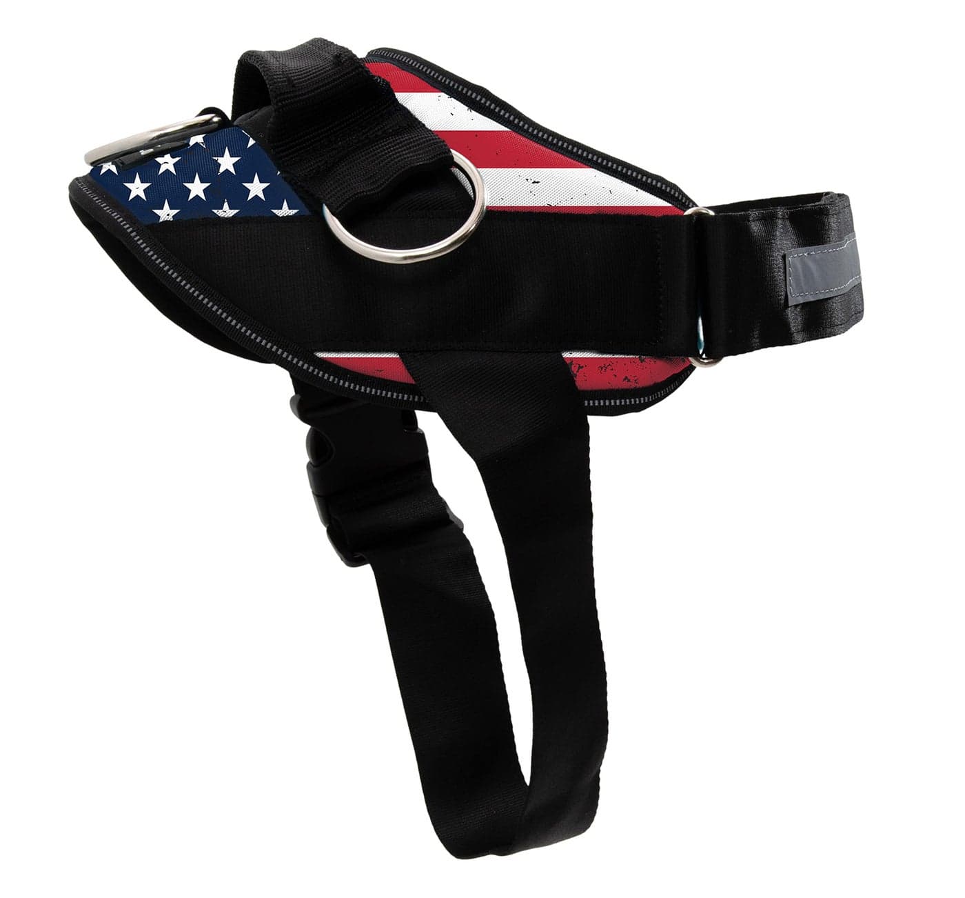 ShawnCo Essential Dog Harness, No-Pull Pet Vest with 3 Leash Clips, No Choke, Reflective, Adjustable and Padded, for Easy Walking and Training for Small, Medium and Large Dogs (Stars and Stripes, XS)