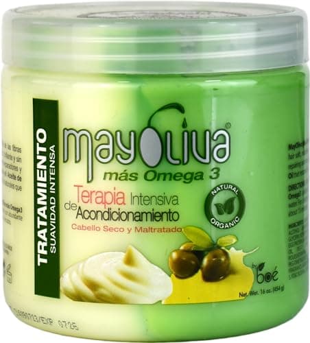 BOE Mayoliva Omega 3 Intensive Conditioning Therapy for Dry and Damaged Hair 16 Oz 16 Ounces