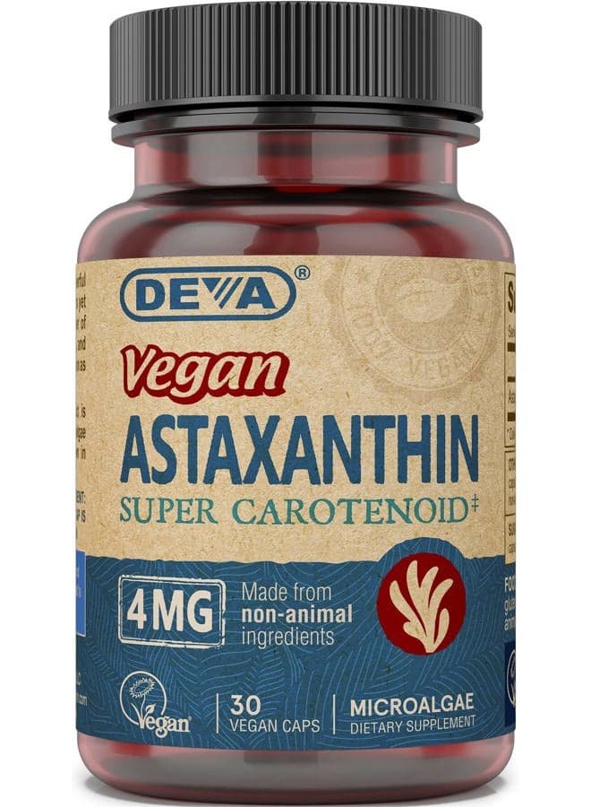 Vegan Astaxanthin Deva Vegan 30 Softgel