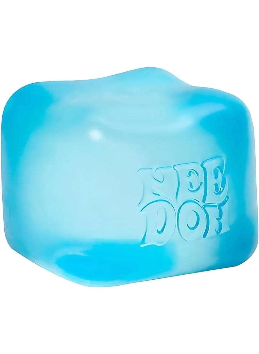 NeeDoh Sensory Stress Cube – Schylling Needoh High-Density Gel Filled Squishy Fidget Toy for Kids & Adults | Premium Matte Texture Stress Ball for Anxiety Relief & Autism Support | Durable Office Desk Decompression Accessory