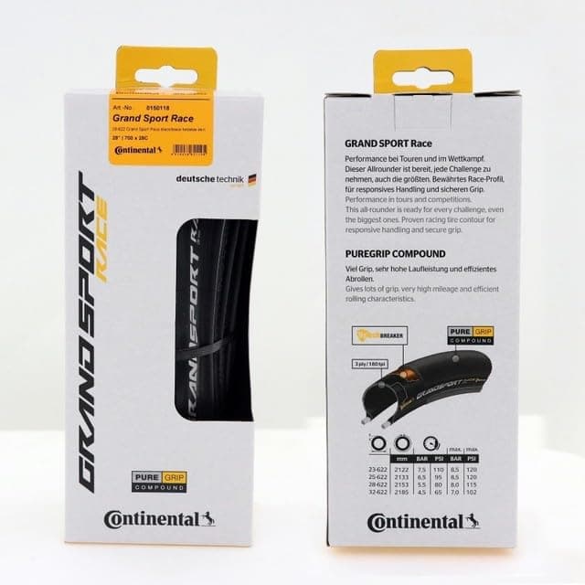 Continental Grand Sport Race All Rounder Bicycle 700x28 NyTechBreaker Folding Clincher Pair 2 Tires