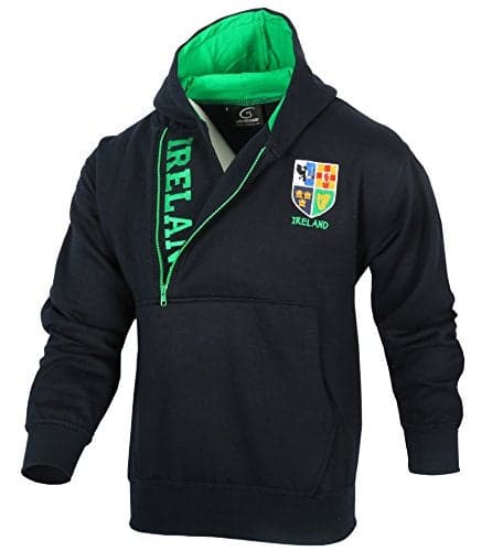 Malham USA Ireland Half Zip Hoodie, Navy, XXX-Large