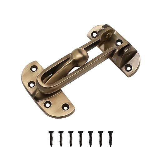 Volo Door Chain/Guard/Security Latch, Door Lock for Home Main Door. (Antique)