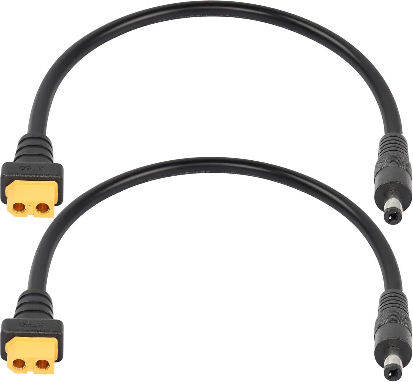 SinLoon XT60 Adapter Cable XT60 Female to Male DC 55mm X 21mm Power Cable for Fatshark Skyzone FPV MonitorsMFDC5521