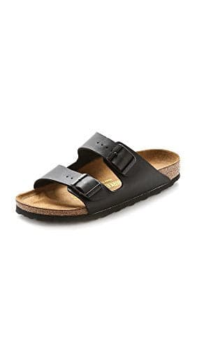 Birkenstock Unisex Arizona Sandal,Black Birko-Flor,38 N EU