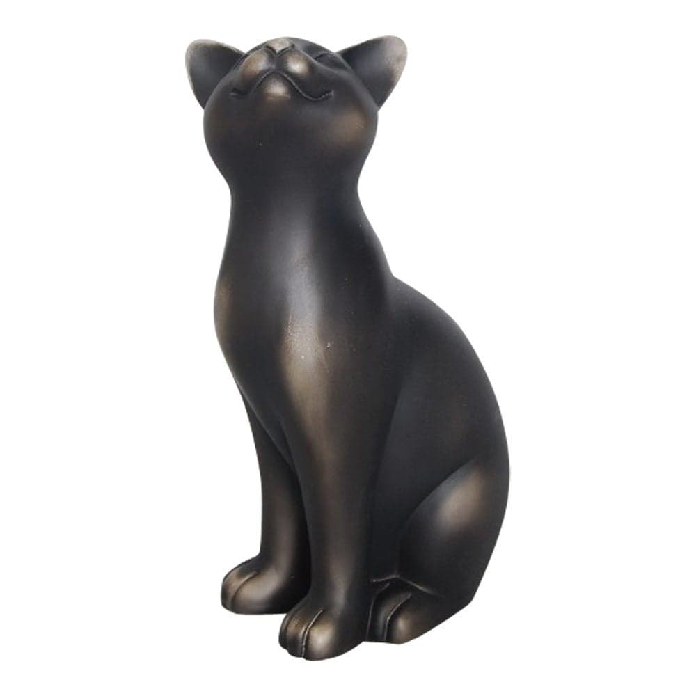 Comfy Hour Farmhouse Collection 9 Polyresin Standing Cat Decoration Black