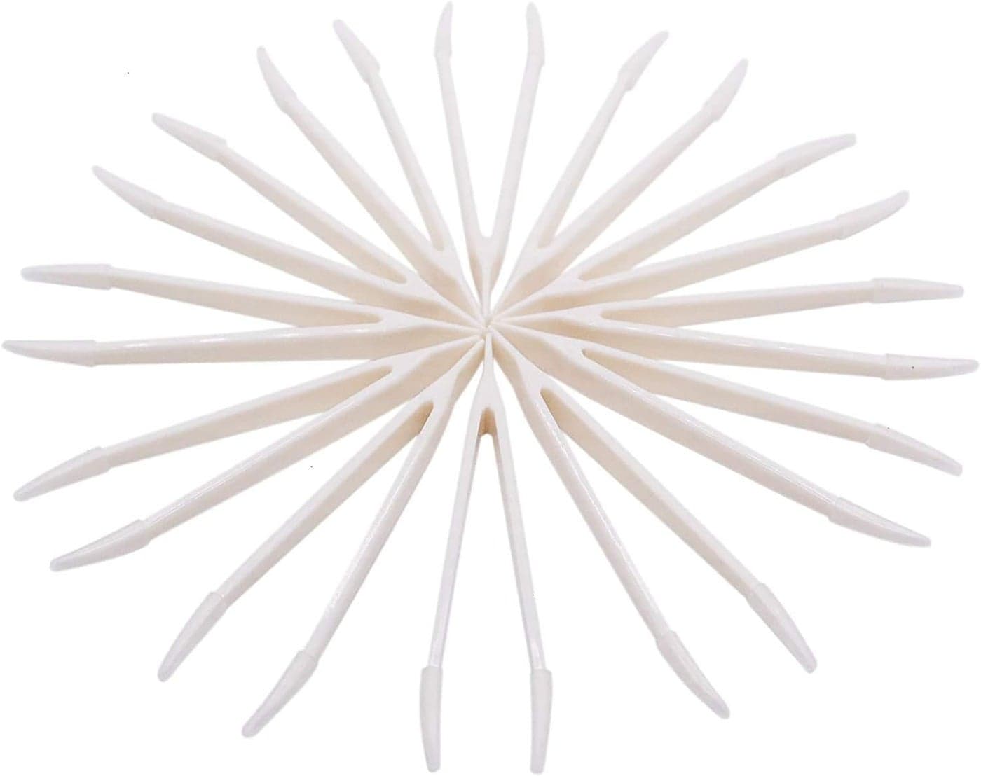 MosBug 12Pcs 80mm Contact Lens Tweezers Make Up Tool White