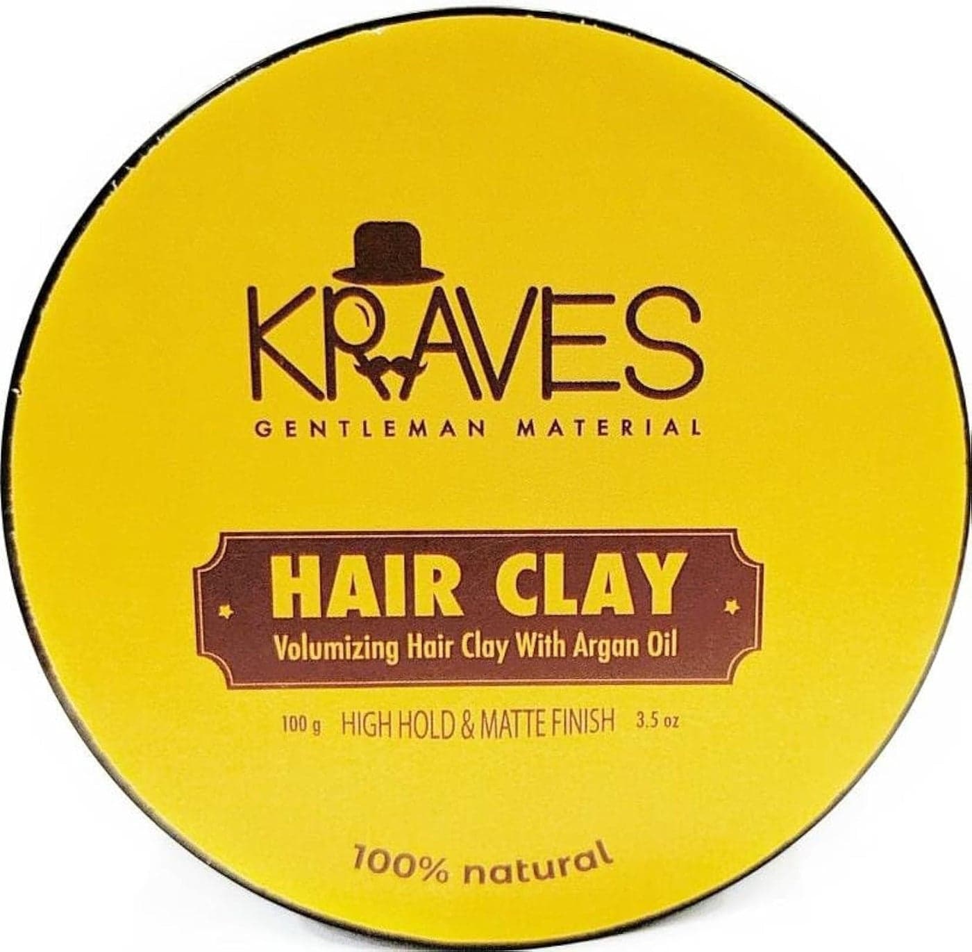 KRAVE S 100 Natural Hair Clay Hair Wax For Men With High Hold Matte Finish Hair Clay Wax 100g Made In India Pack of 1