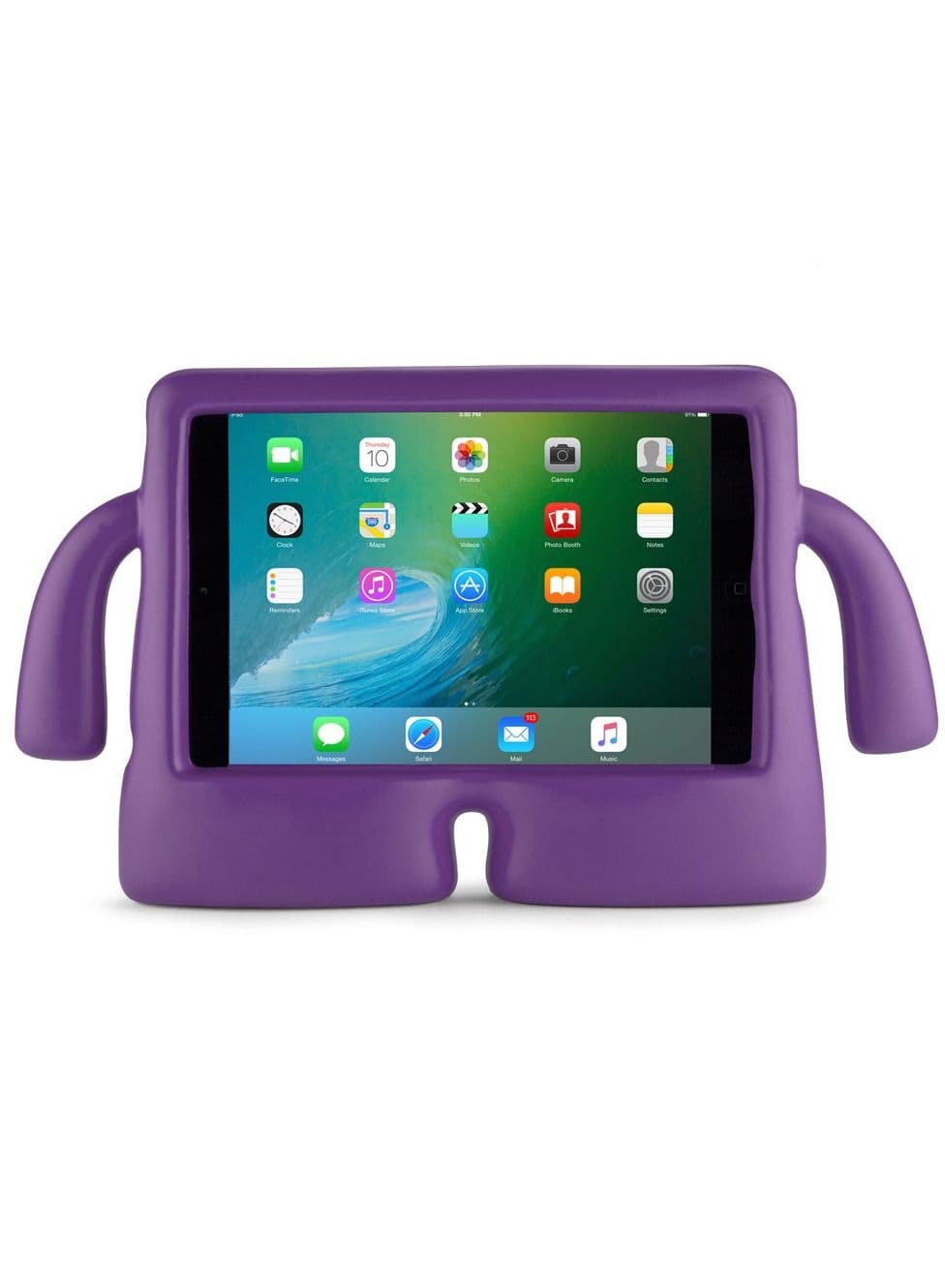 freestanding protective case cover for apple iPad Mini 2/3/4 grape purple