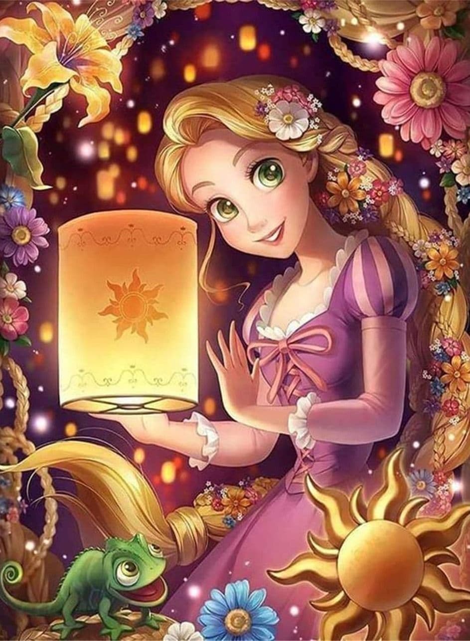 DIY 5D Diamond Painting Princess Pattern 11.8*15.7 Inch