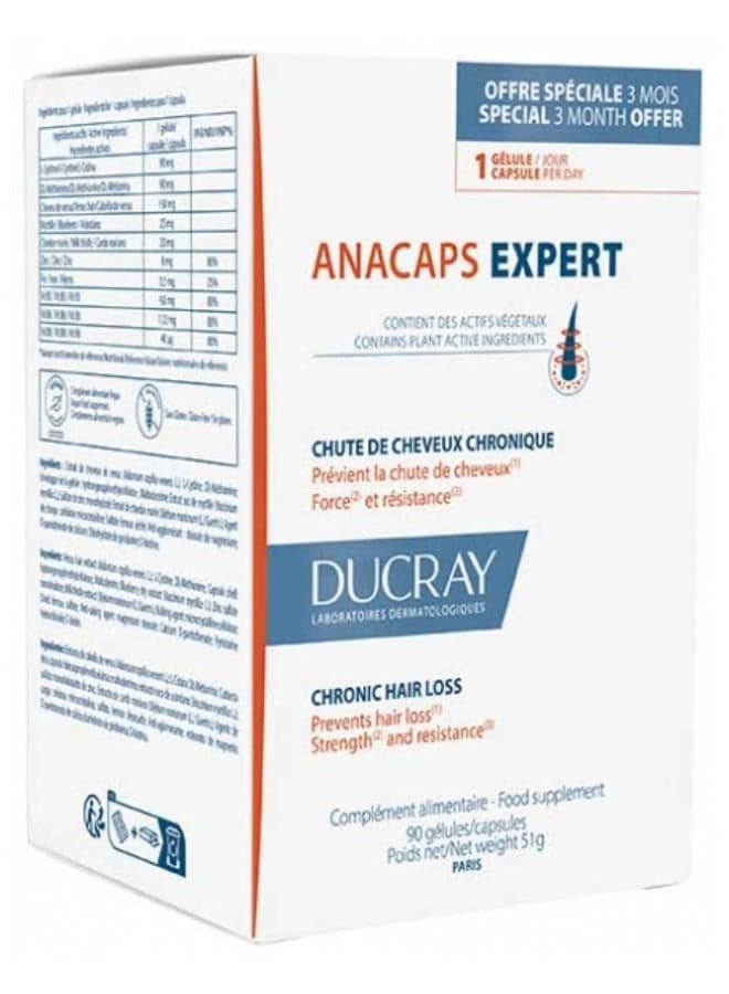 Anacaps Expert Chronic Hair Los 90 Capsules
