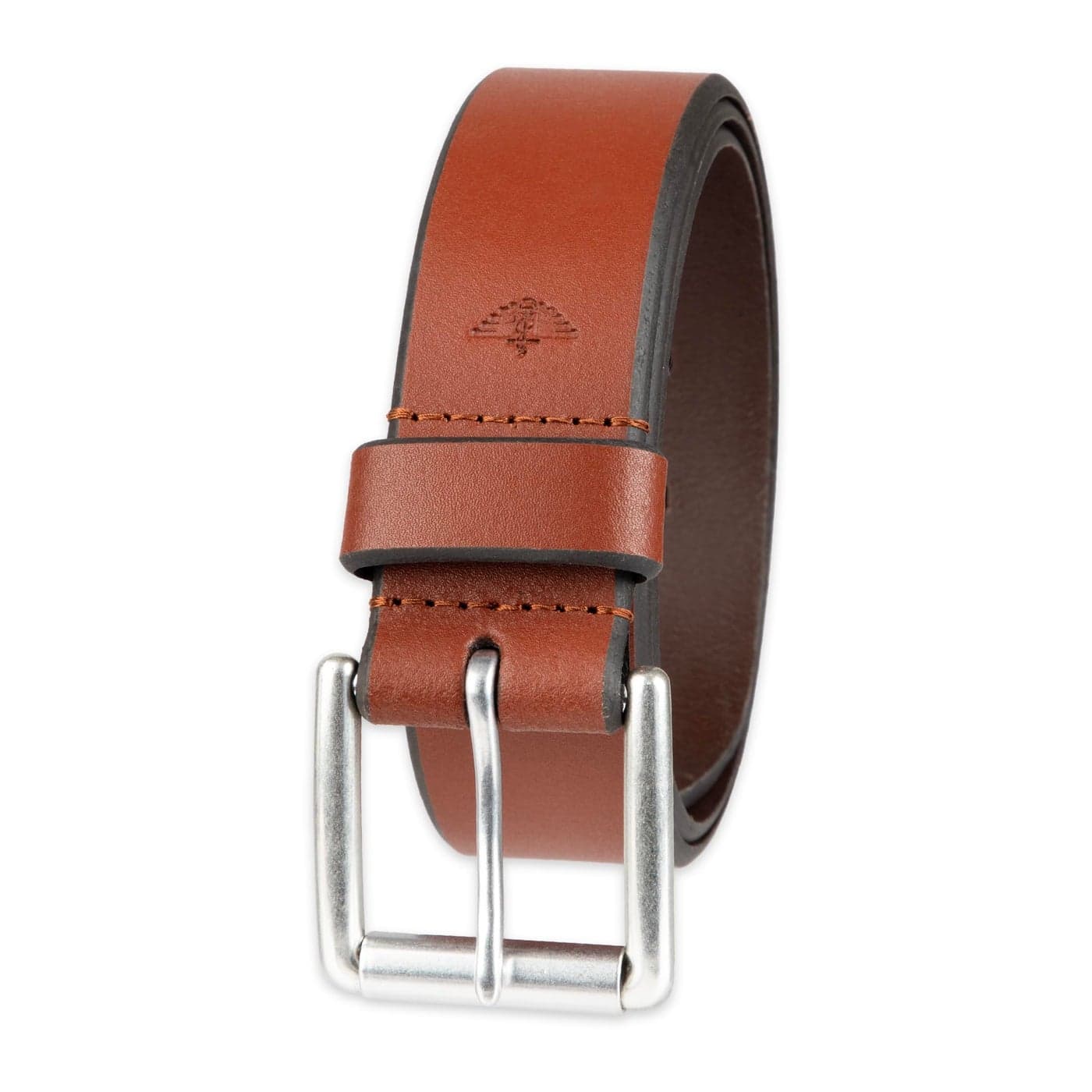 Dockers Men's Casual Leather Belt - 100% Soft Top Grain Genuine Leather Strap with Classic Prong Buckle,Tan,42
