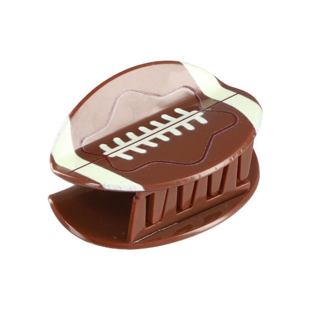 1Pc Brown Rugby Hair Claw Hair Clips for Women Creative Ball Theme Hair Clamp Rugby Hair Clips Colorful Sports Hair Accessories Headwear Hair Barrettes Hair Ornament for Women Girls Clips Barrettes