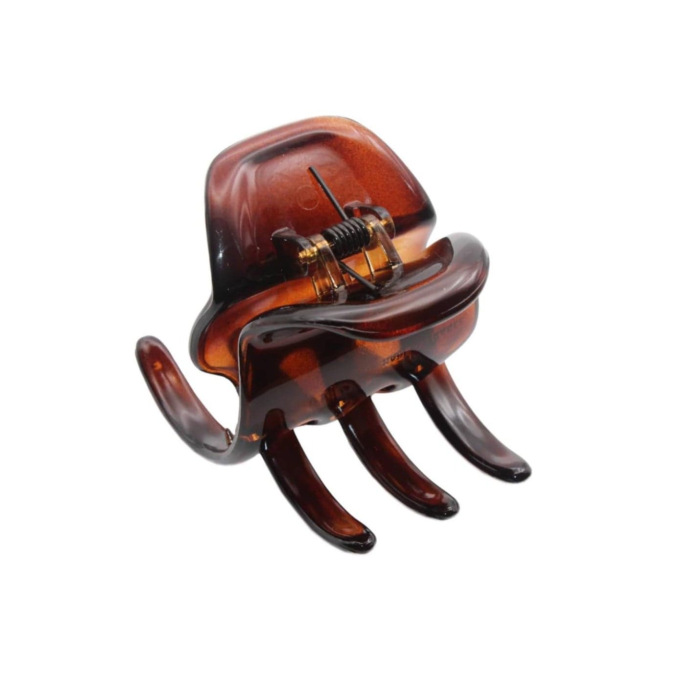 Parcelona French Classic Large Pony 175 Celluloid Non Slip Jaw Hair Claw Clips Fashion Durable Styling Women Hair Accessories Made in France Shell