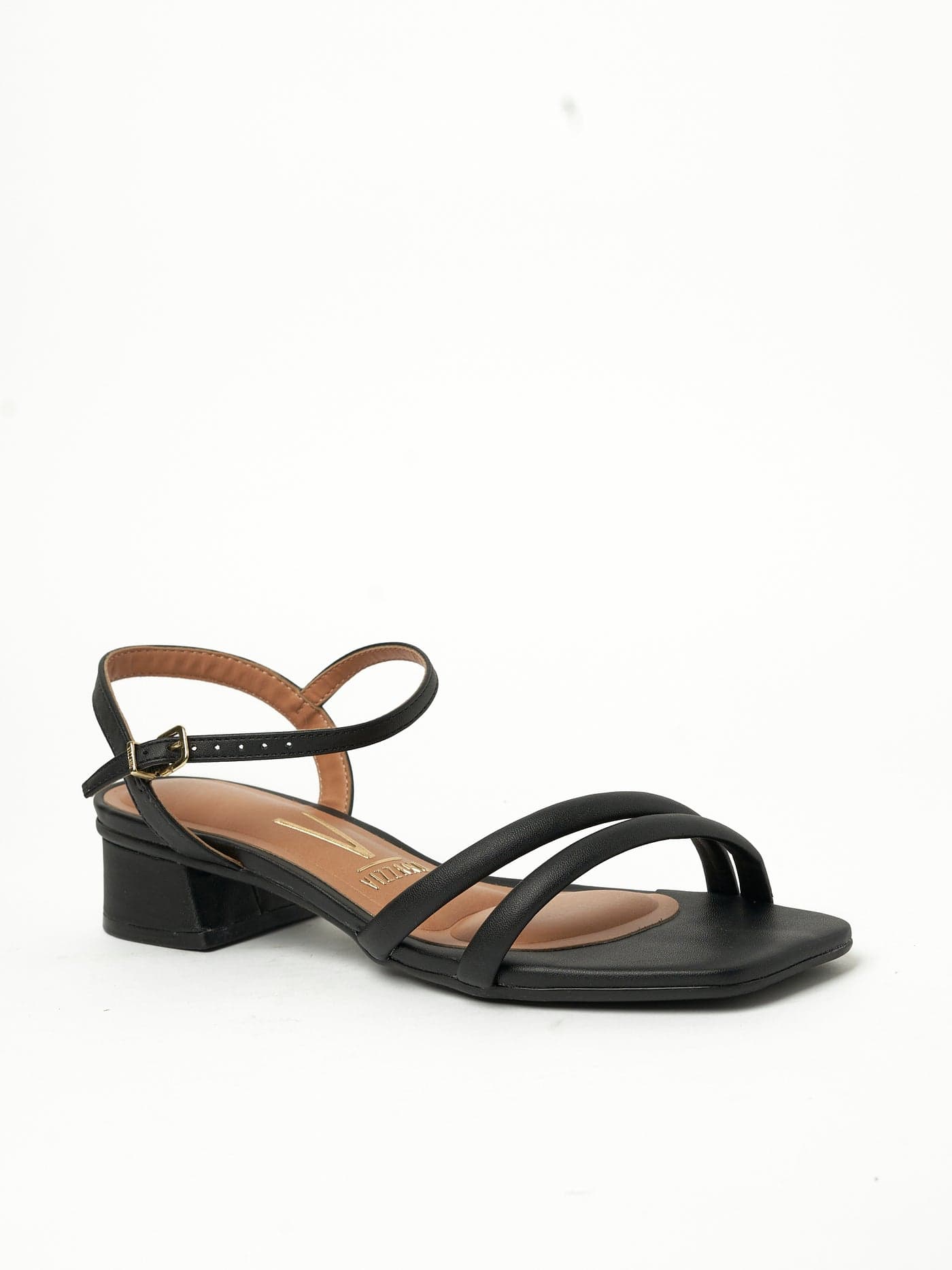 Vizzano Ladies Sandals With Back Strap Black | Made In Brazil