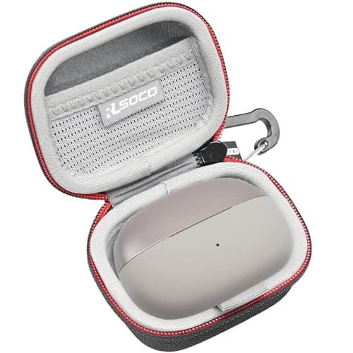 RLSOCO Protective Case for SHOKZ OpenDots ONE Open-Ear Headphones Wireless Bluetooth Earbuds - Black (Case Only)