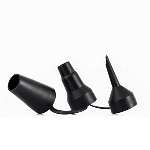 Smart Air Beds Replacement Nozzles for Air Bed Pumps (1.25"/3.1 cm Inner Diameter), Black