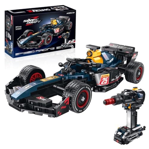 MJDDJA Racing Car Building Blocks Set Speed Champions Model Kit for Kids Ages 14 and Adults Creative Race Toy Gift for Boys Girls XZ0001