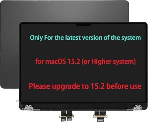 14 Screen Replacement for MacBook Pro M3 A2992 EMC 8407 LCD Screen Display Complete Top Assembly Black