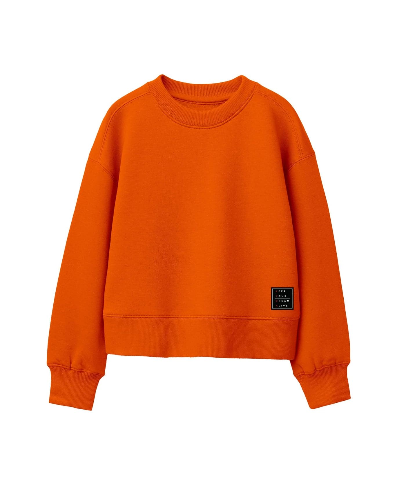KYDA KIDS® 100% Pure Cotton Premium Solid Sweatshirt for Boys & Girls – Round Neck, Full Sleeve, Warm & Breathable Casual Pullover (Pack of 1)