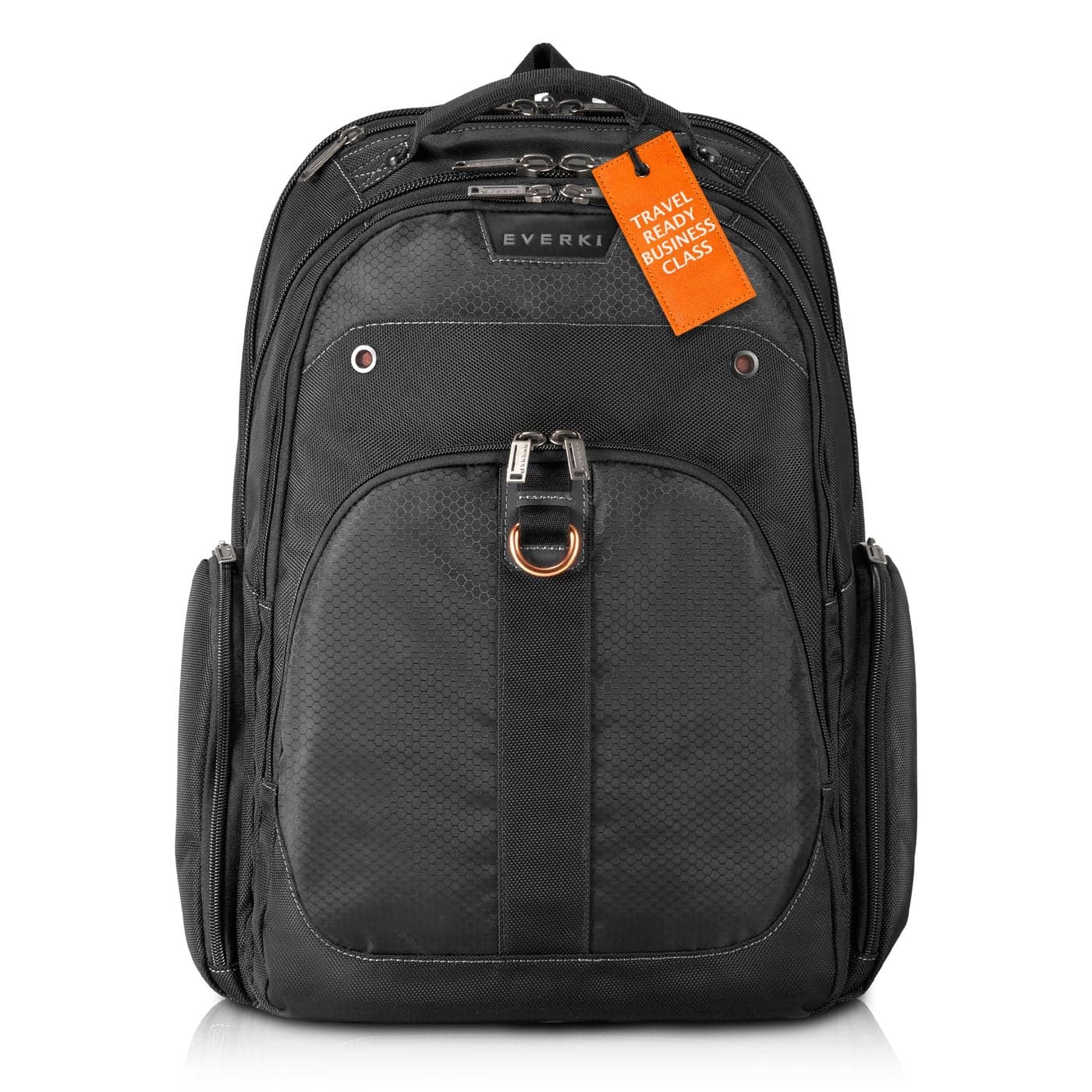 EVERKI 32L Atlas Business Laptop Backpack Adjustable Compartment for Work TravelFriendly Business Office Backpack for Men Women College Durable Computer Bag Fits 13173 Black