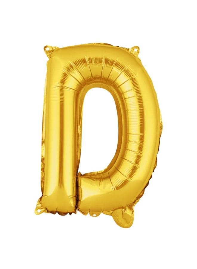 Giant Gold Letter D Balloon Foil Helium Big Single Mylar Balloon Birthday Party Decoration Supply Baby Shower Event