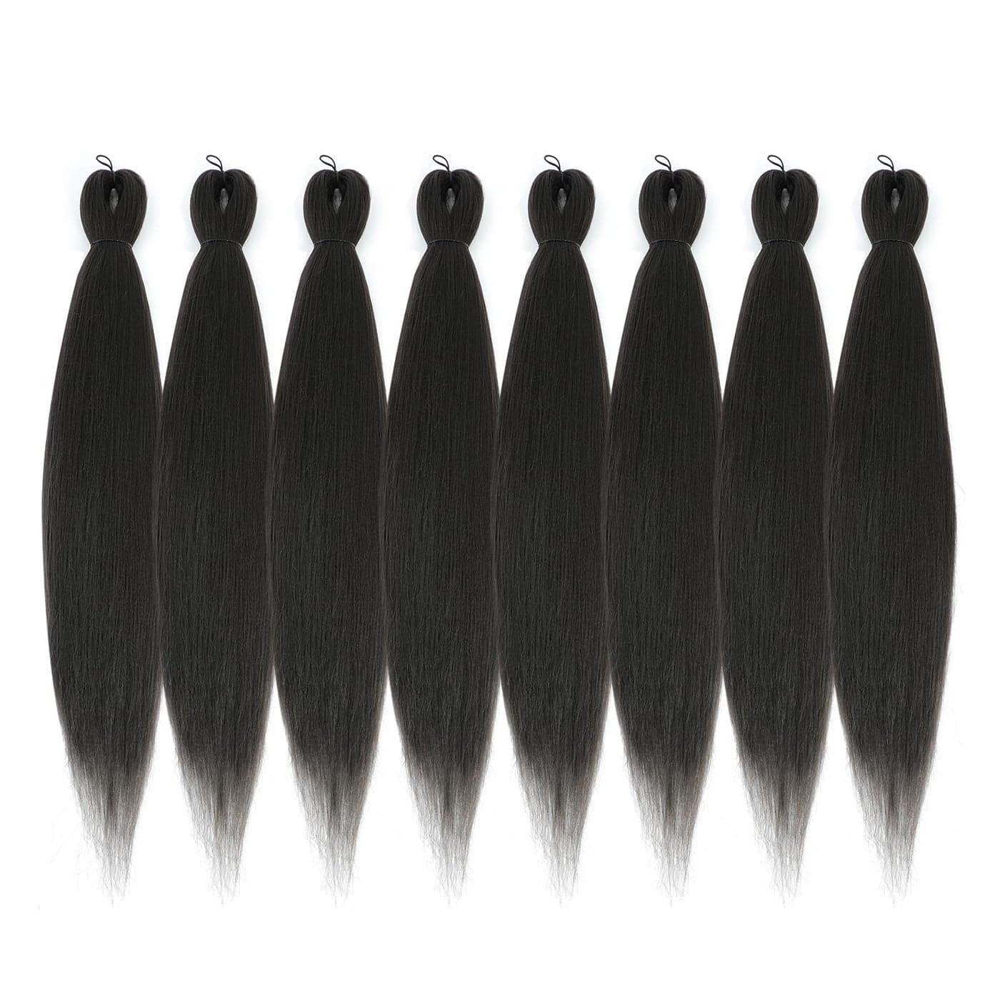 ROSDINA Prestretched Braiding Hair 30 Inch 8 Packs Light Brown Super Long Braiding Hair For Twist or Box Braids Yaki Texture Hot Water Setting Synthetic Braiding Hair Extensions 30 Inch 48P