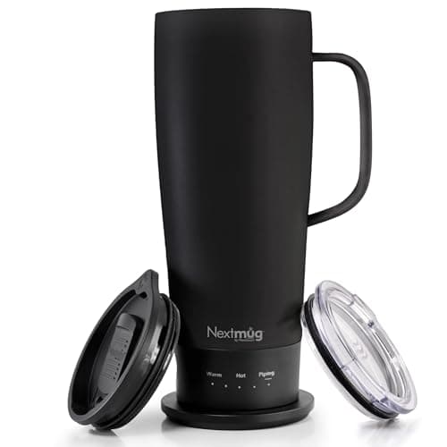 Nextmug Ultra TemperatureControlled SelfHeating Travel Mug Black 24 oz