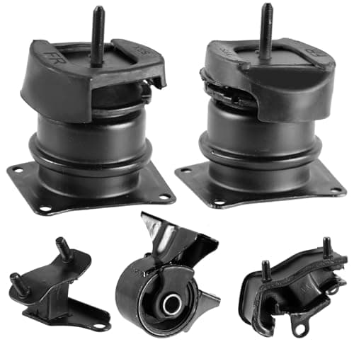 Engine Motor Mount 5PCS Transmission Mount Kit Compatible with Honda Accord 30L 19982002 Acura TL 32L 19992003 Trans Motor Mount Replace A4507 A6552 A6579 A6582 A6592
