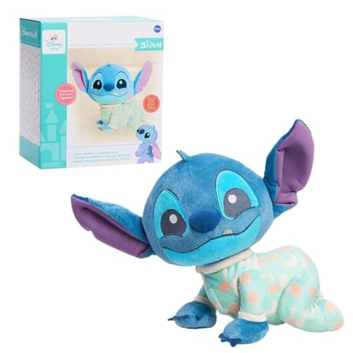 Disney Baby Musical Crawling and Talking Pals Stitch Interactive Plush Toy Kids Toys for Ages 09 Month by Just Play