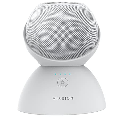 Mission Battery Base for HomePod Mini (White) (Make HomePod Portable)