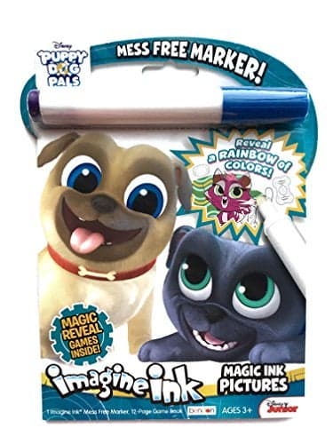 Bendon Puppy Dog Pals Imagine Ink Magic Ink Pictures and Game Book with Mess Free Marker